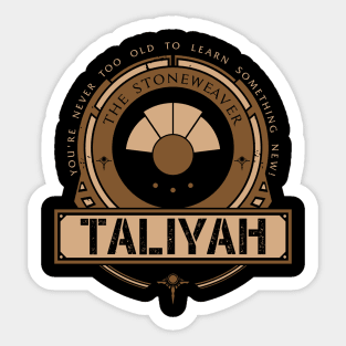 TALIYAH - LIMITED EDITION Sticker